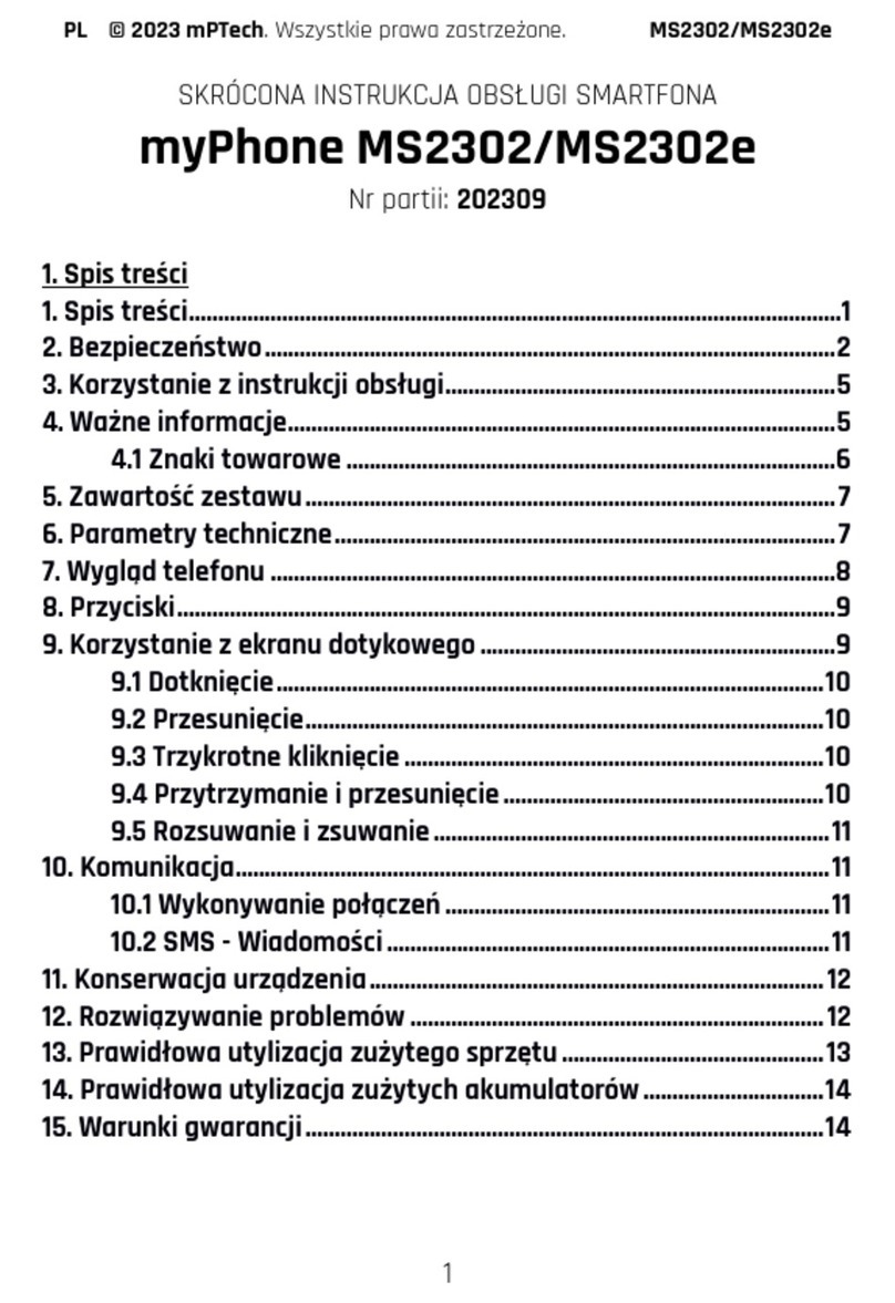 mPTech myPhone MS2302 User manual