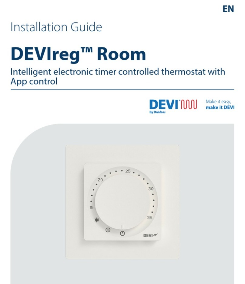 Danfoss DEVIreg Room 140F1161 User manual