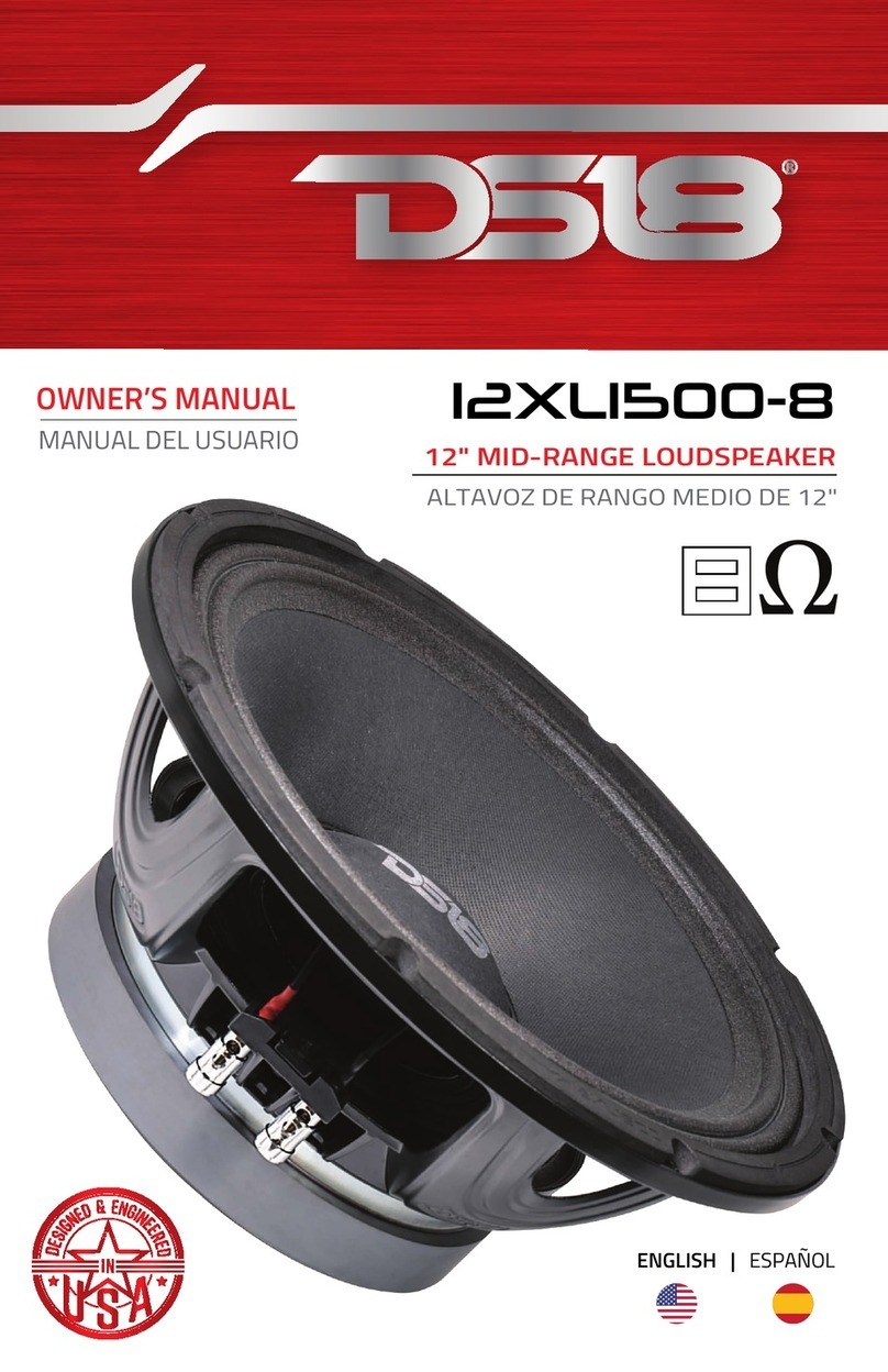 DS18 12XL1500-8 User manual