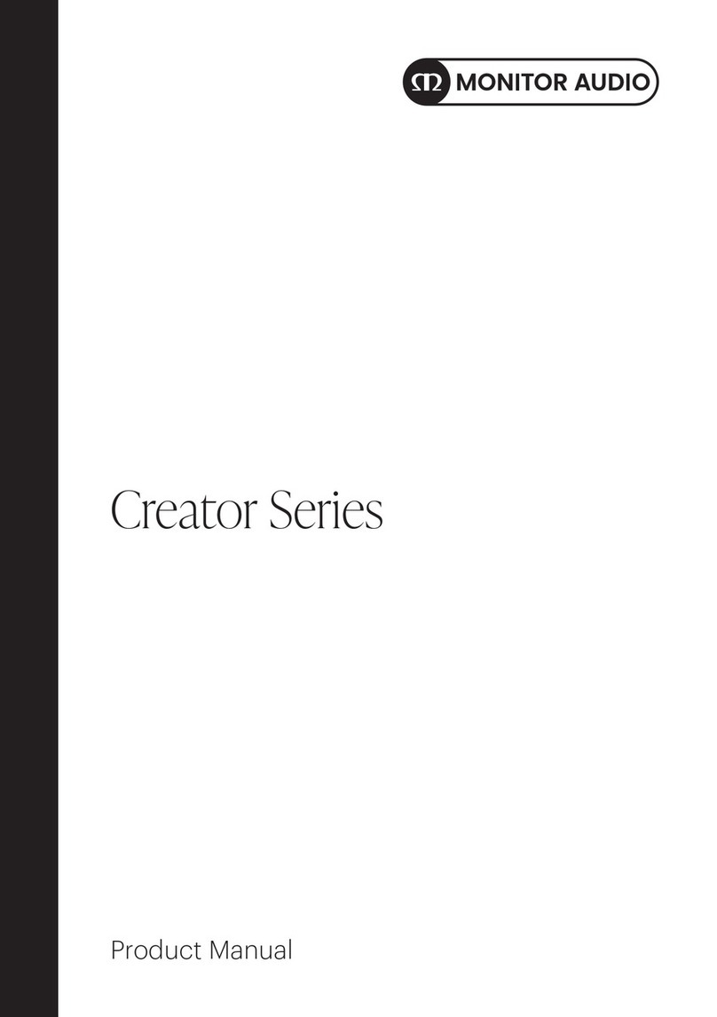 Monitor Audio Creator Series User manual