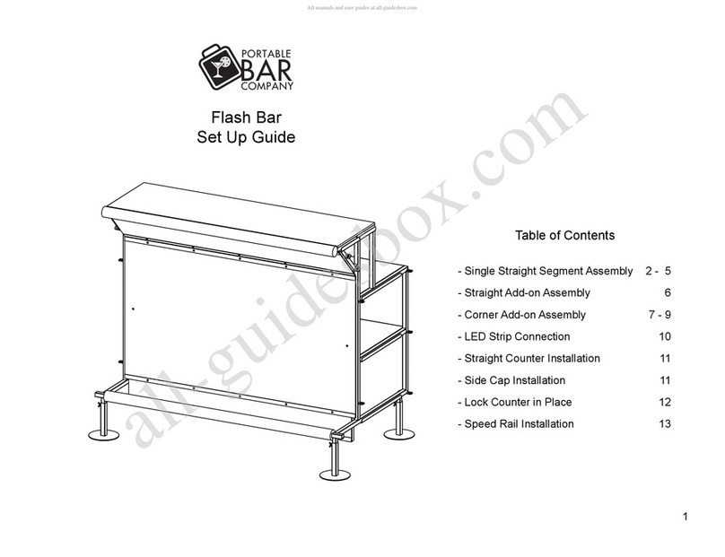Portable Bar Company FlashBar Setup guide Portable Bar Company FlashBar Setup guide