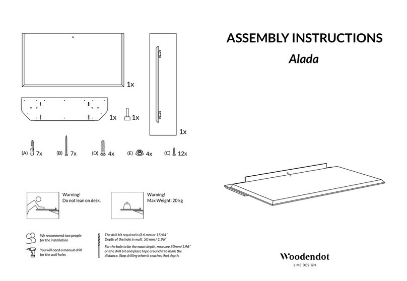 Woodendot Alada Assembly instructions