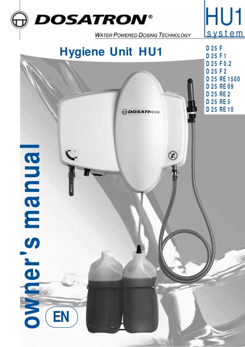 dosatron HU1 User manual