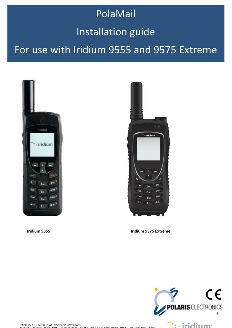 Iridium 9555 User manual