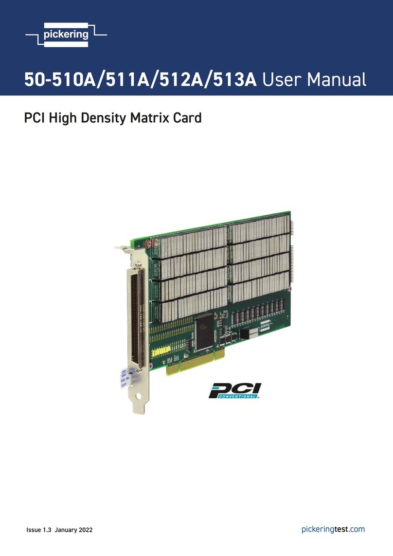 Pickering 50-510A User manual