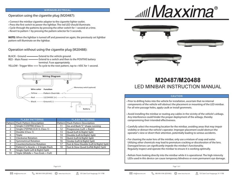 Maxxima M20487 instruction manual