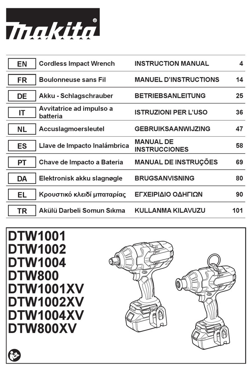 Makita DTW1001 instruction manual