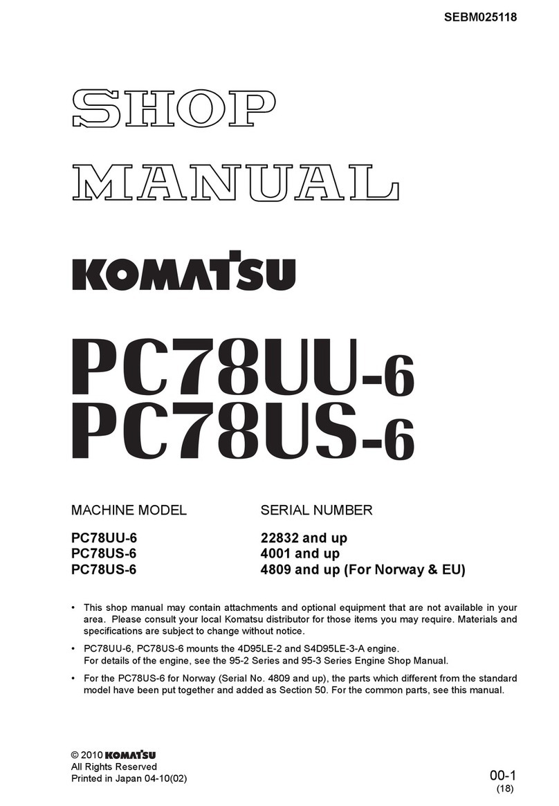 Komatsu PC78UU-6 Install guide