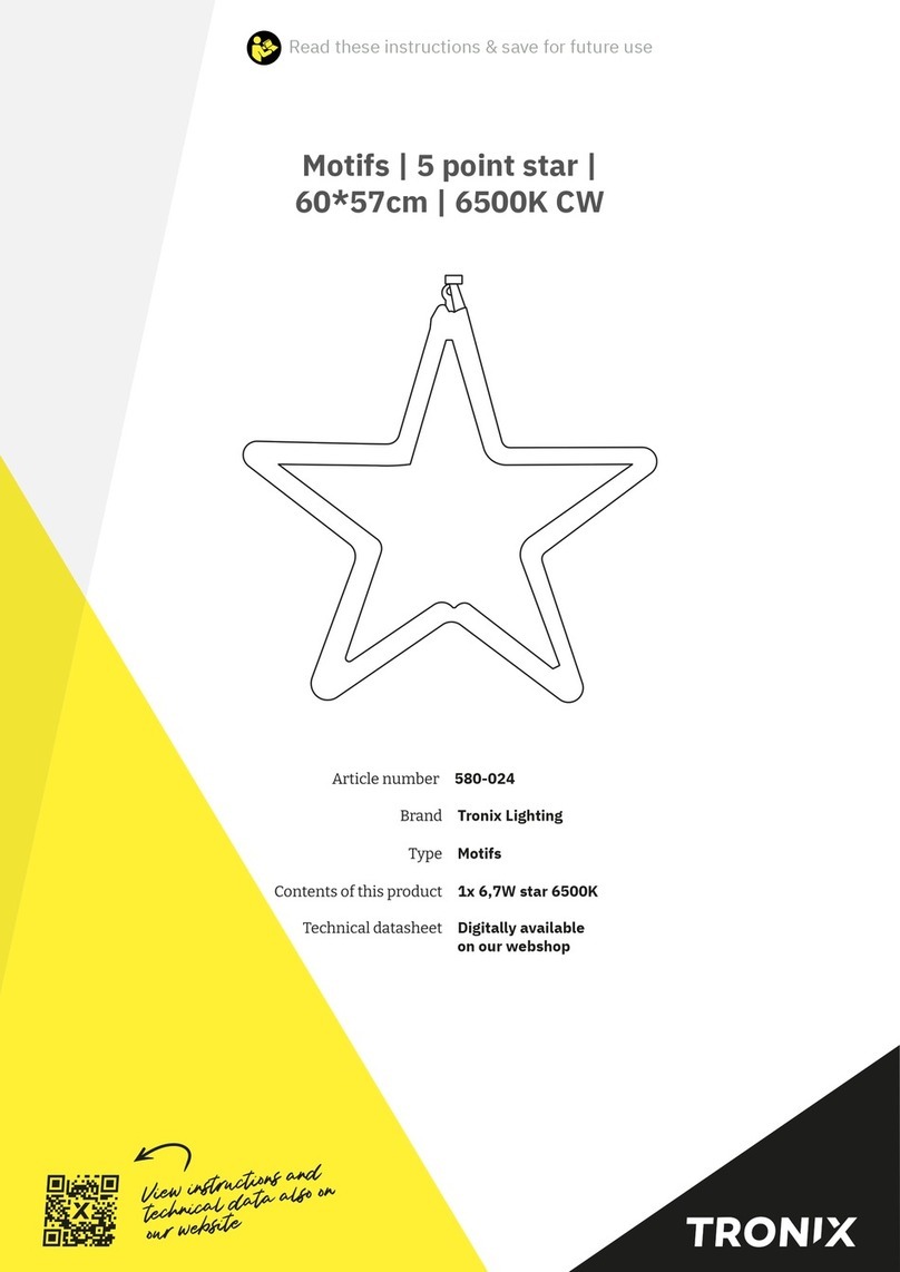 Tronix 580-024 quick start guide