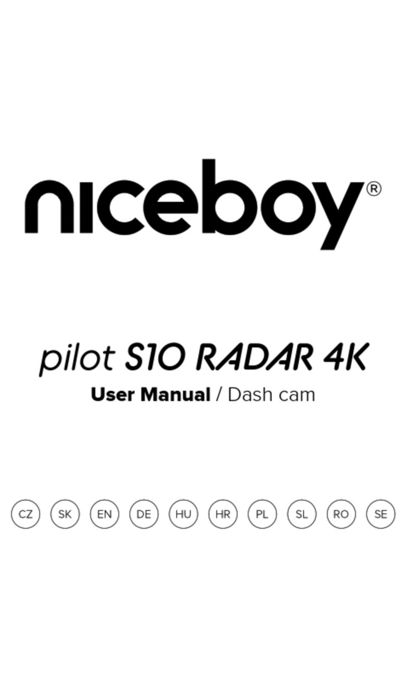 Niceboy pilot S10 RADAR 4K User manual