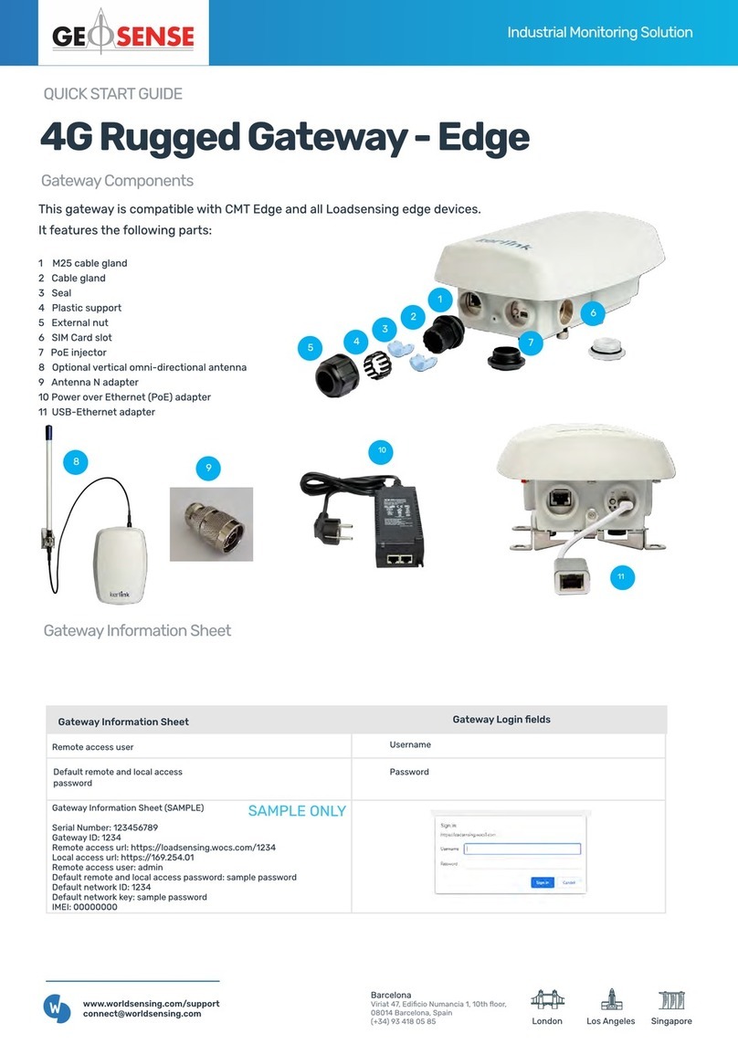 Geosense WI-SOS 480 quick start guide