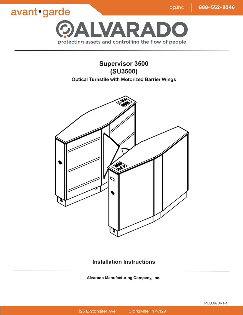 Avantgarde ALVARADO Supervisor 3500 installation instructions