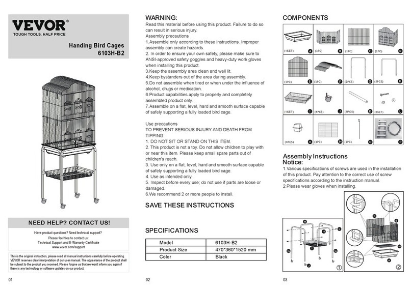 VEVOR 6103H-B2 User manual
