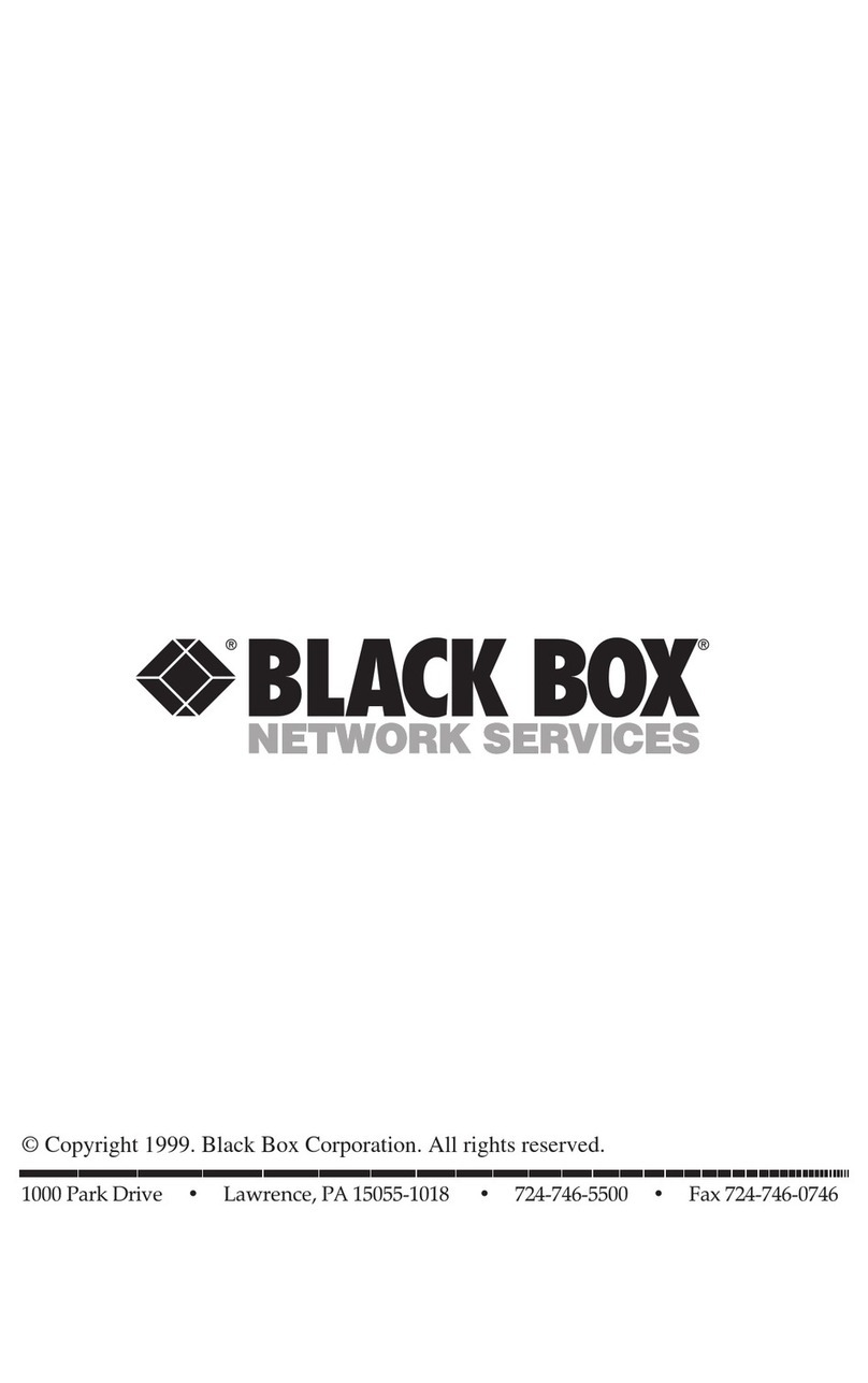 Black Box LD485A-MP User manual