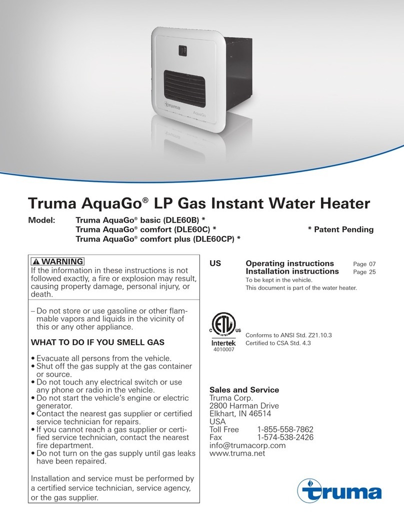 Truma AquaGo basic User manual