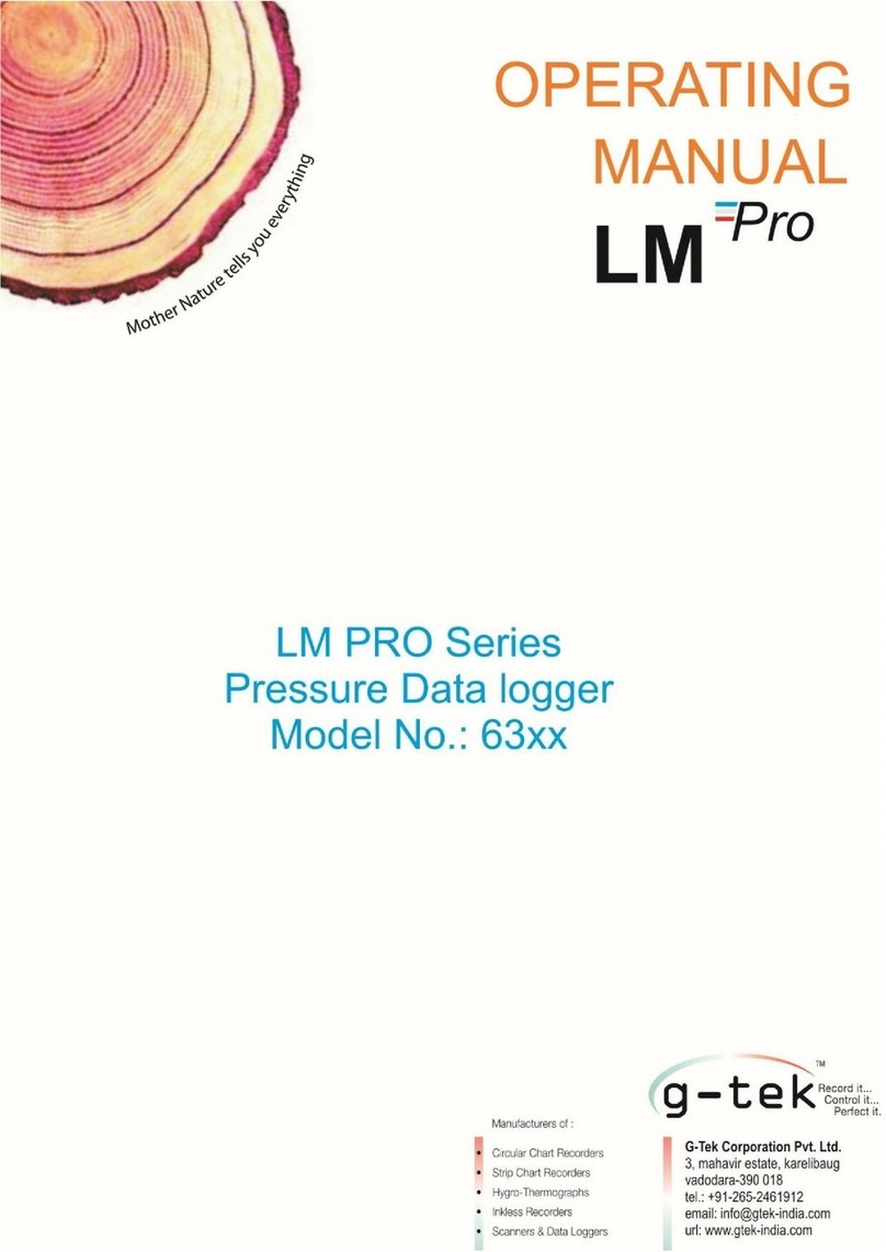 G-Tek LM Pro 63 Series operating manual
