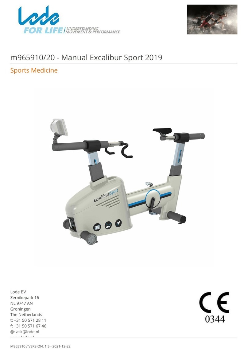Lode Excalibur Sport 2019 manual