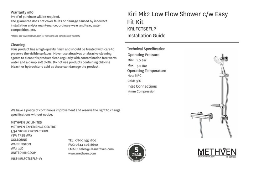 METHVEN Kiri Mk2 User manual METHVEN Kiri Mk2 User manual