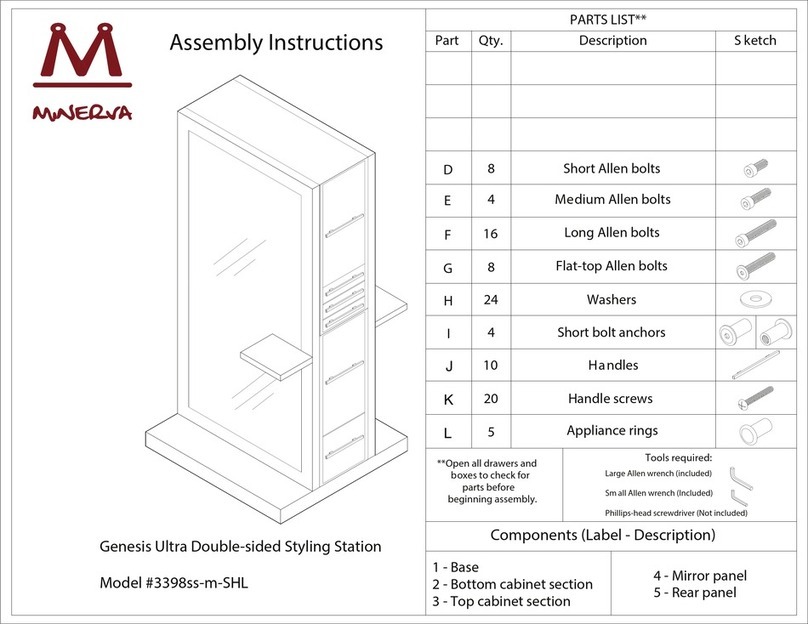 Minerva 3398ss-m-SHL User manual