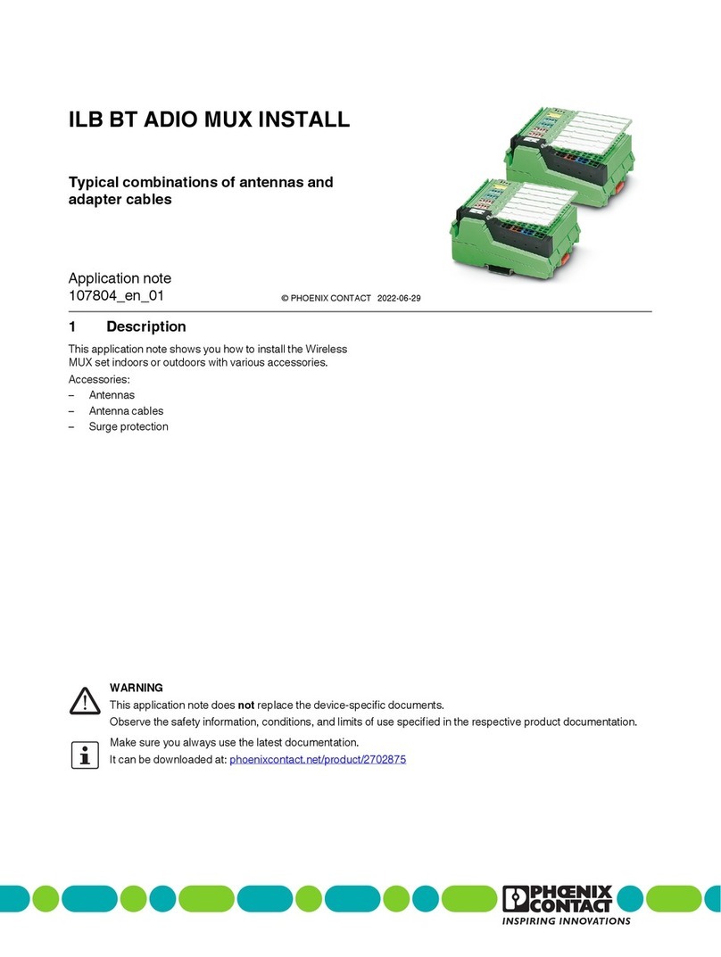 Phoenix Contact ILB BT ADIO MUX Application note