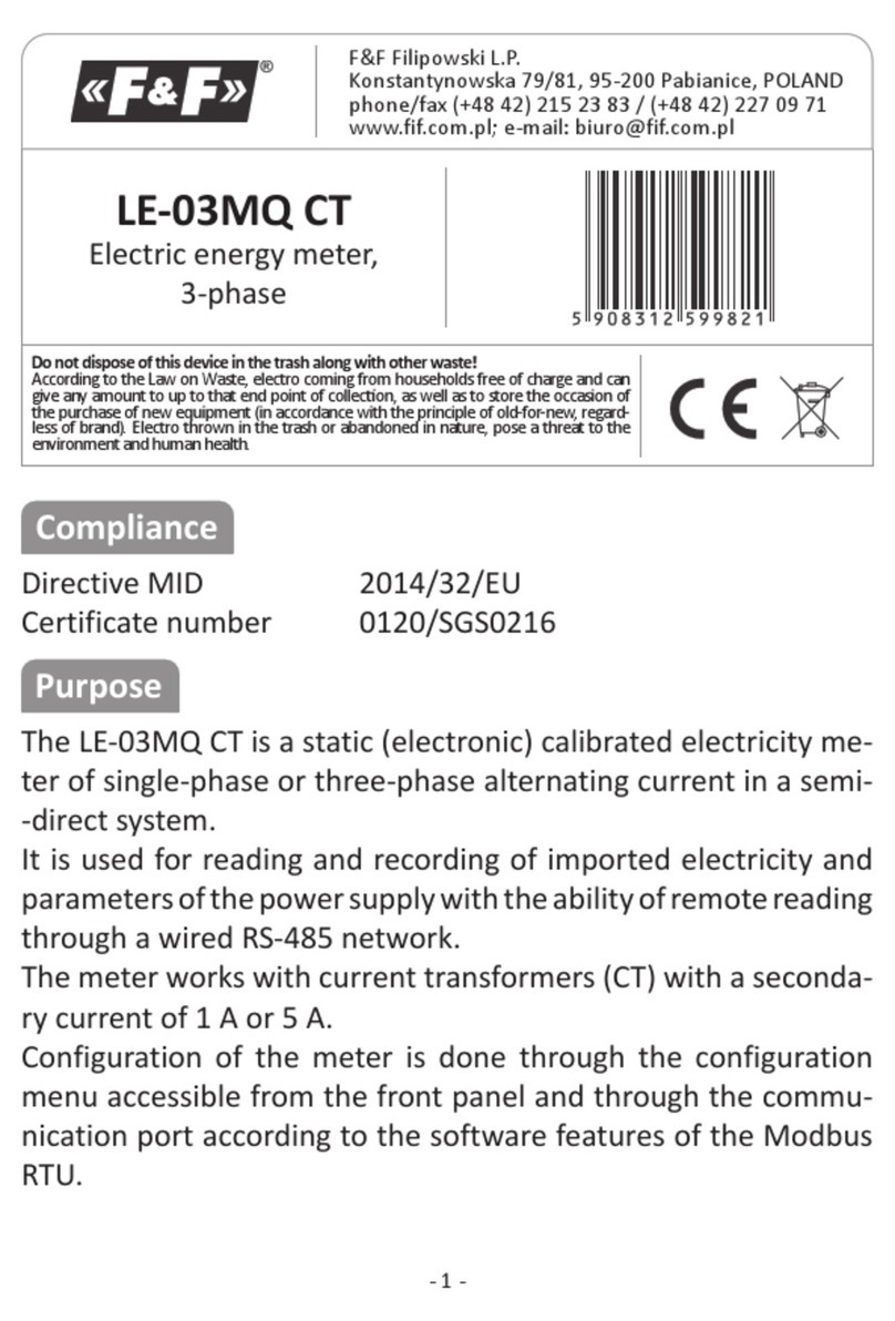F&F LE-03MQ User manual