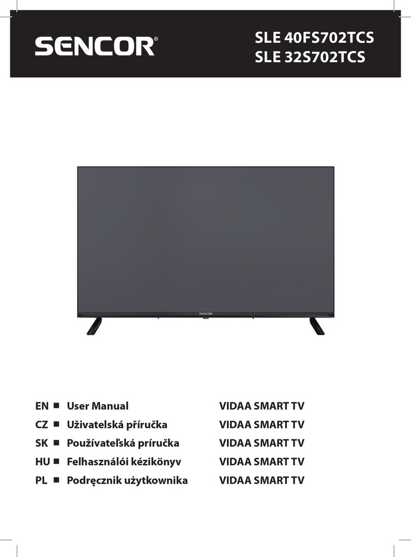 Sencor SLE 40FS702TCS user manual