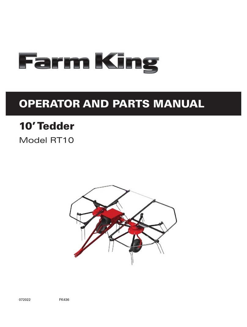 Farm King RT10 Operator and parts manual