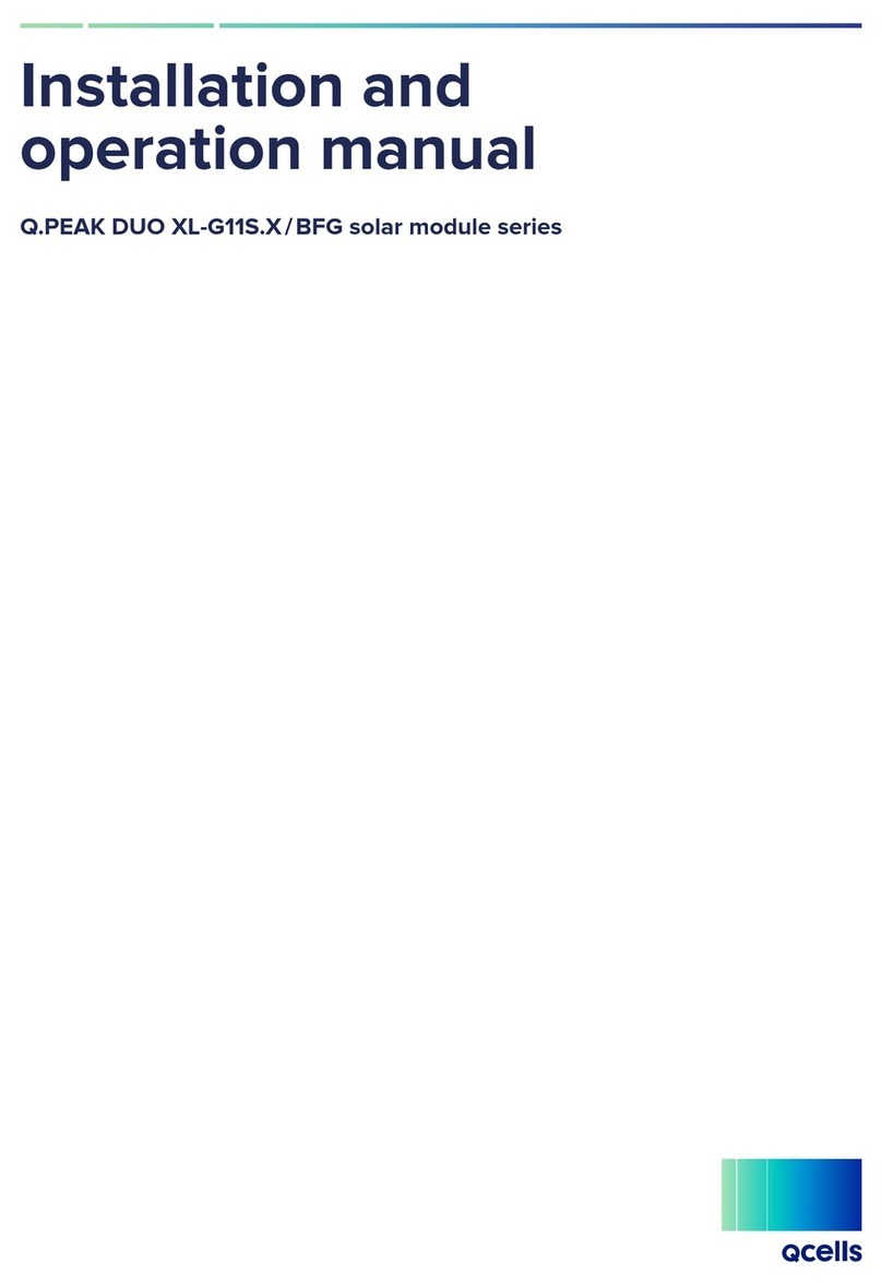 Qcells Q.PEAK DUO XL-G11S /BFG Series User manual