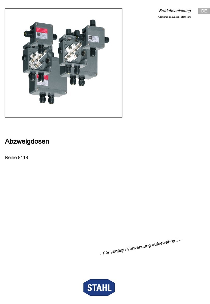 Stahl 8118 Series operating instructions