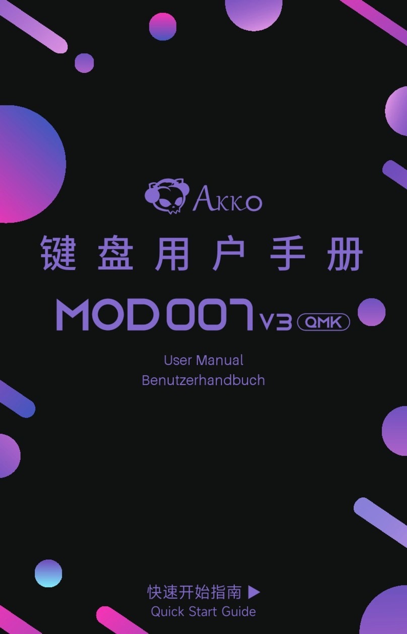 Akko MOD007 V3 QMK user manual