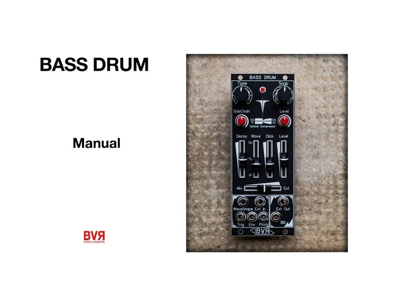 BVR Instruments BASS DRUM User manual