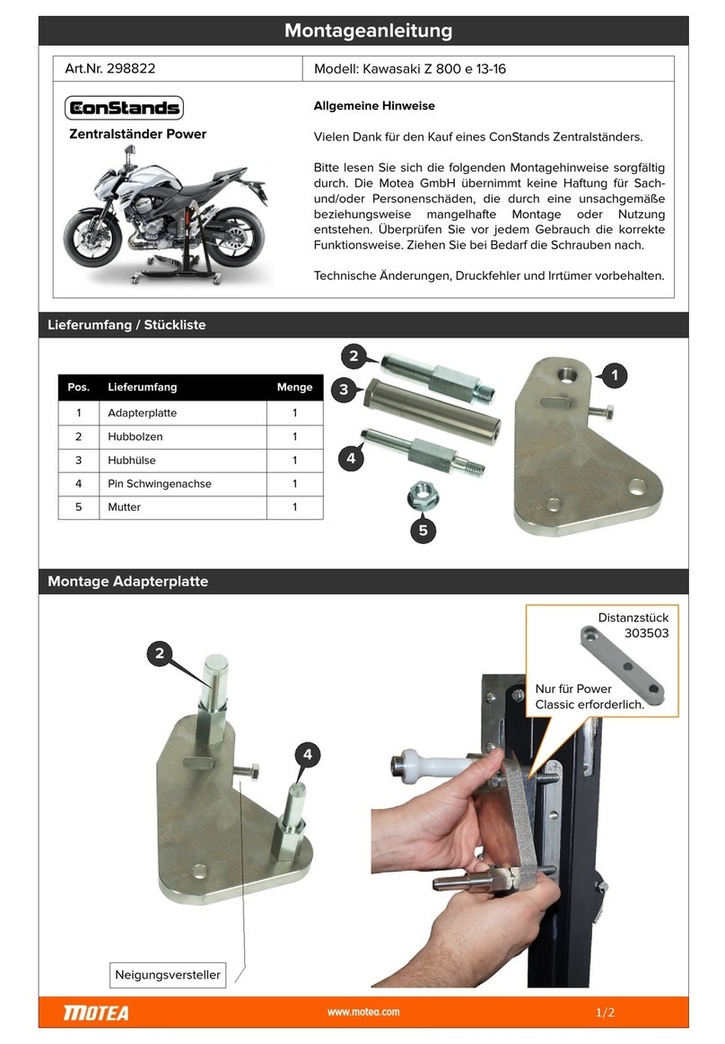 motea EonStands 298822 Mounting instruction motea EonStands 298822 Mounting instruction