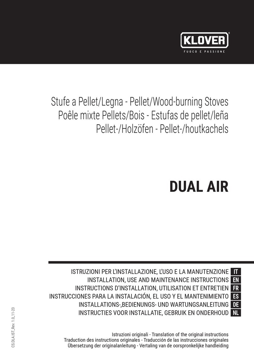 klover DUAL AIR Installation, use and maintenance instructions