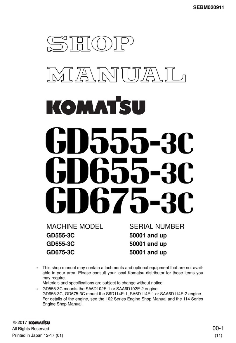 Komatsu GD555-3C Install guide