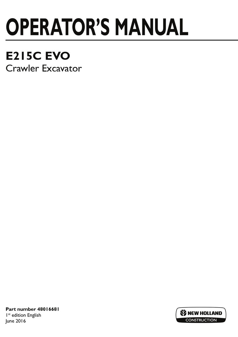 New Holland E215C EVO Operator's manual