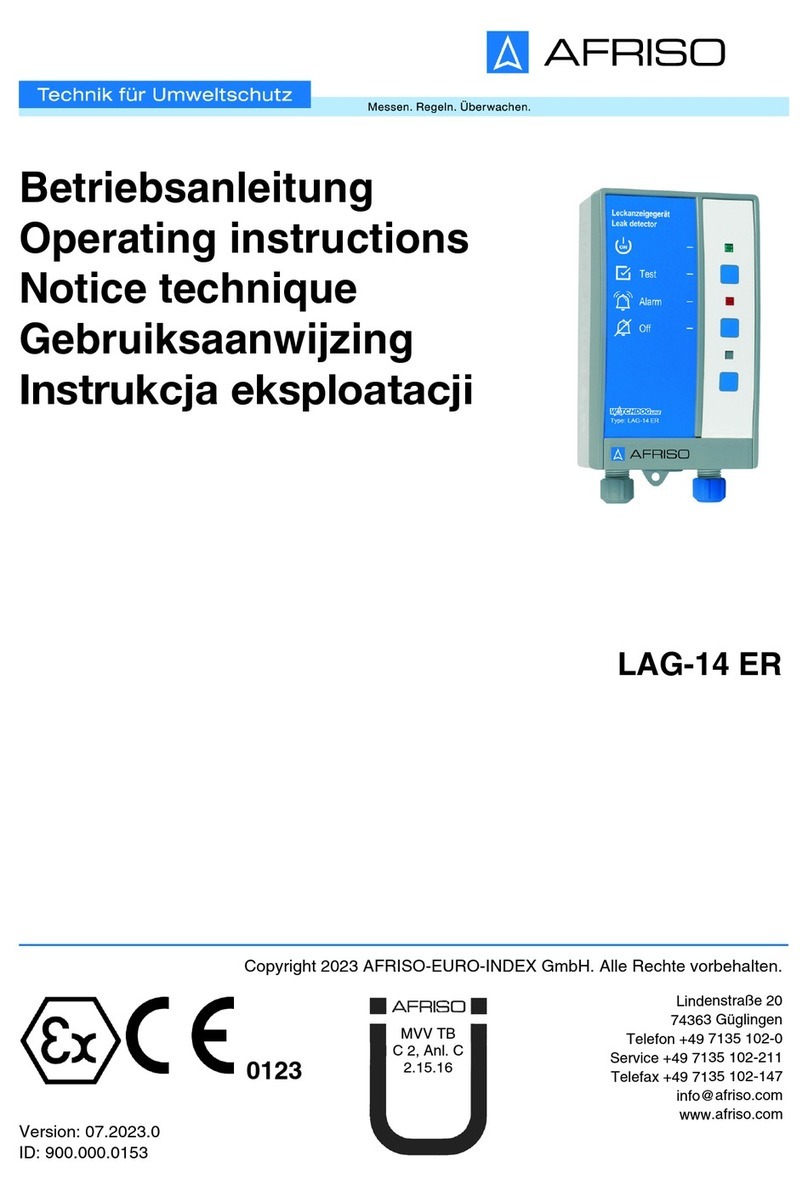 AFRISO LAG-14 ER User manual