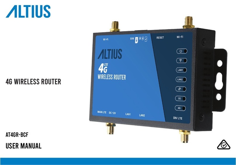 Altius AT4GR-BCF user manual