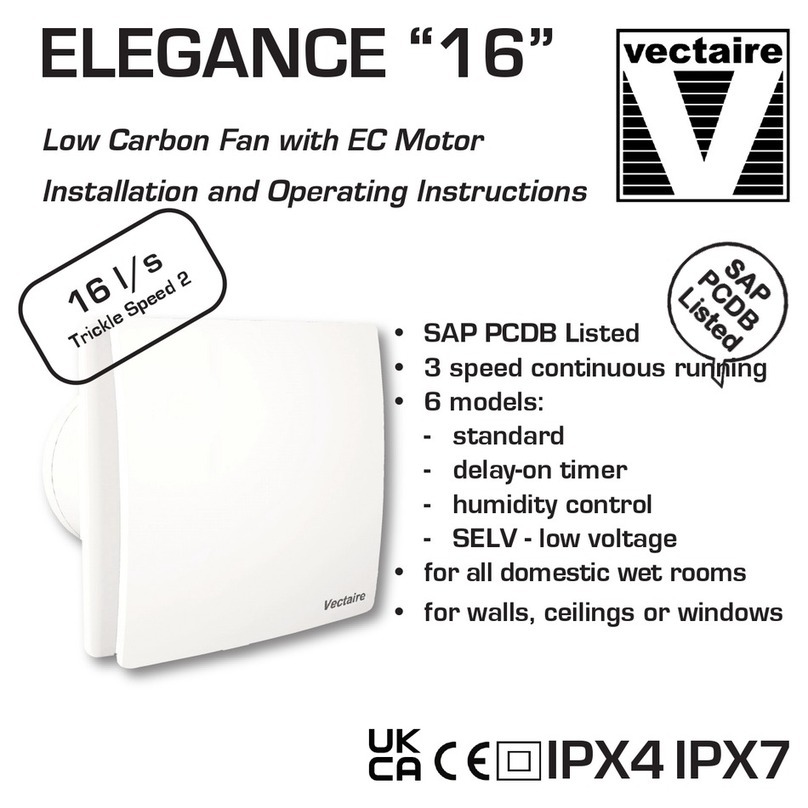 Vectaire ELEGANCE 16 User manual