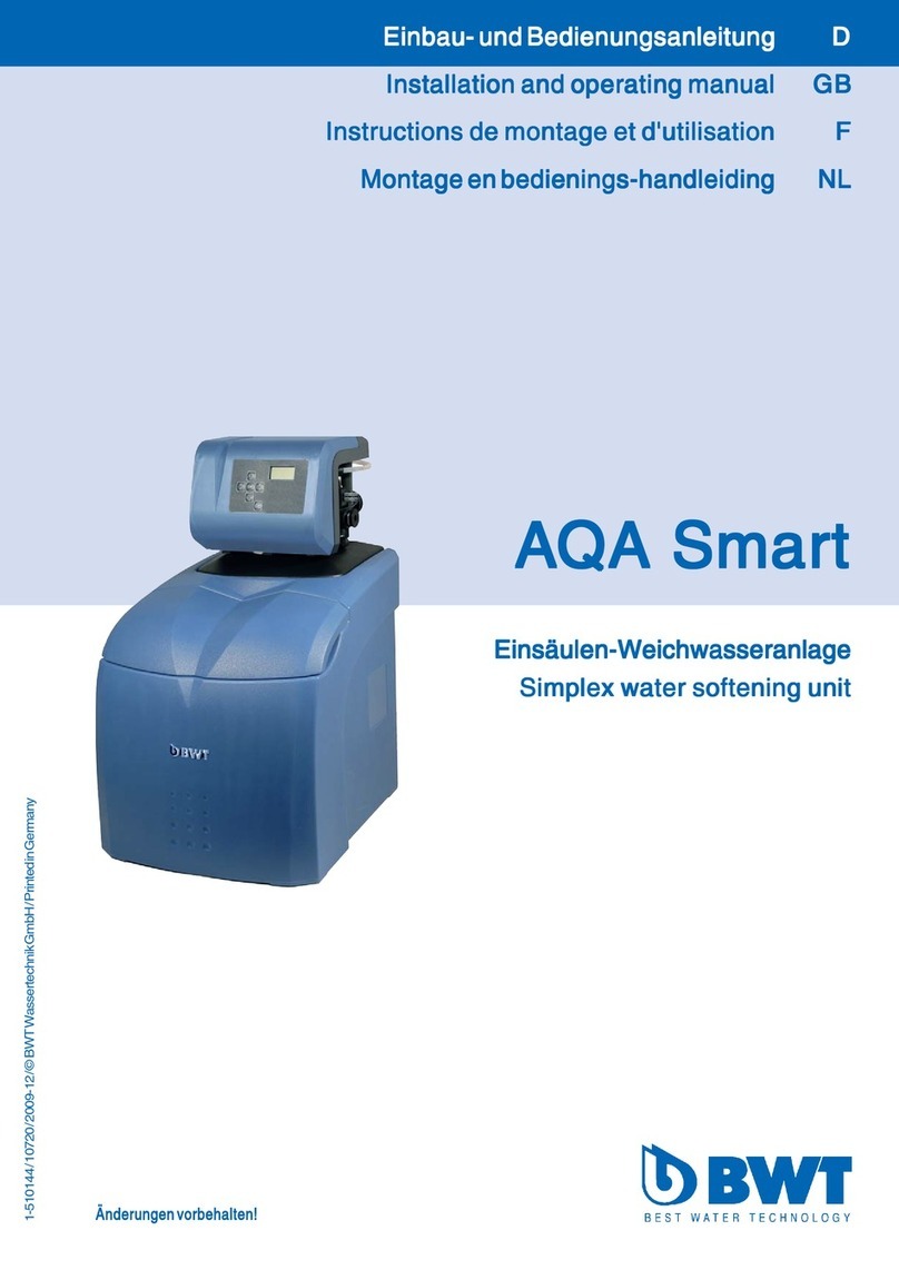 BWT AQA smart Installation and operating manual
