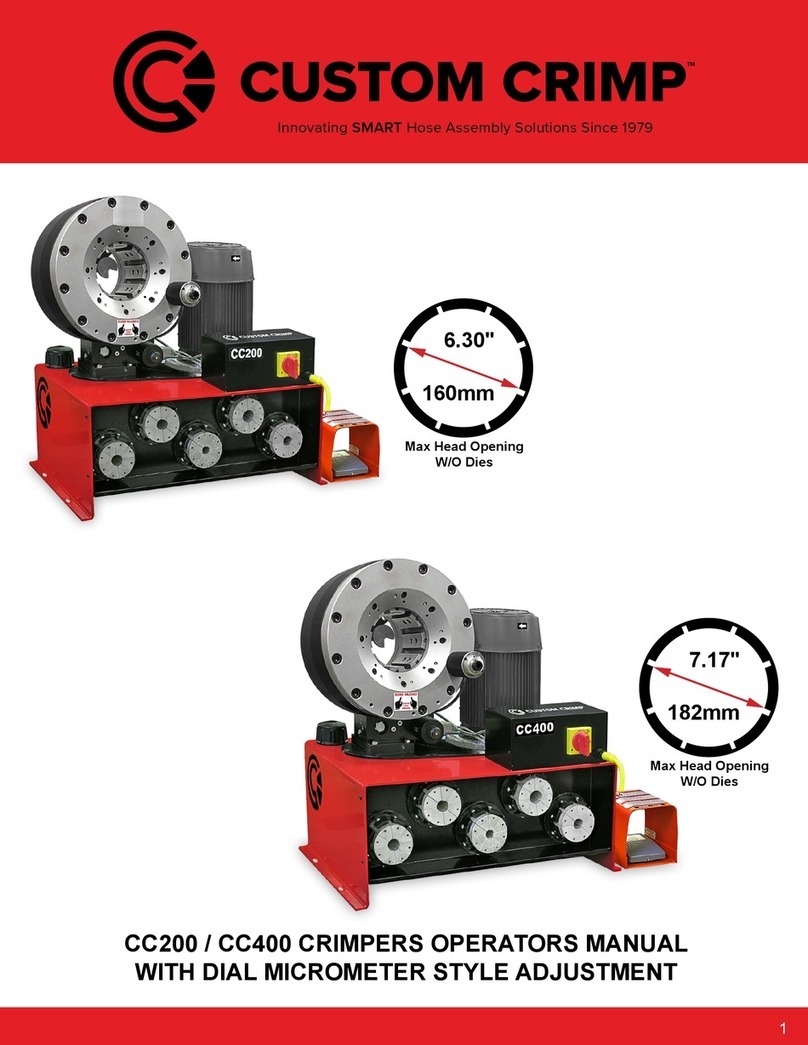 CustomCrimp CC200 User manual