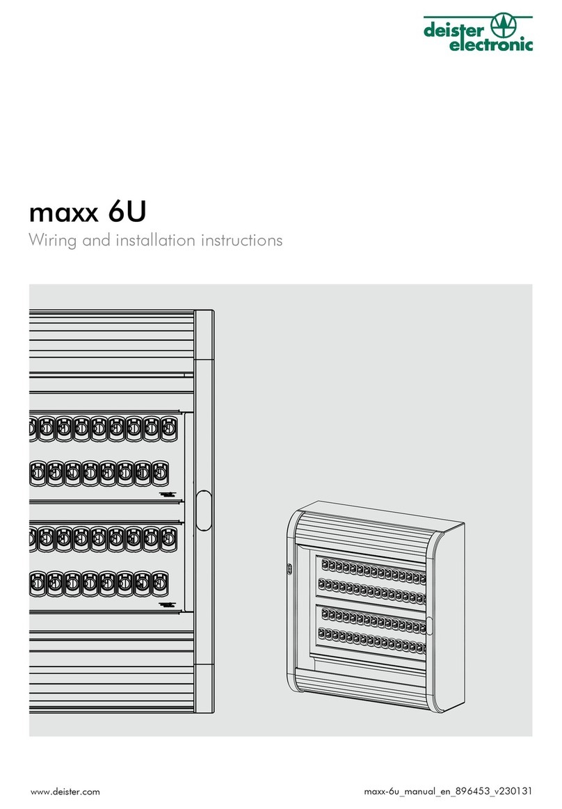 Deister electronic maxx 6U User manual