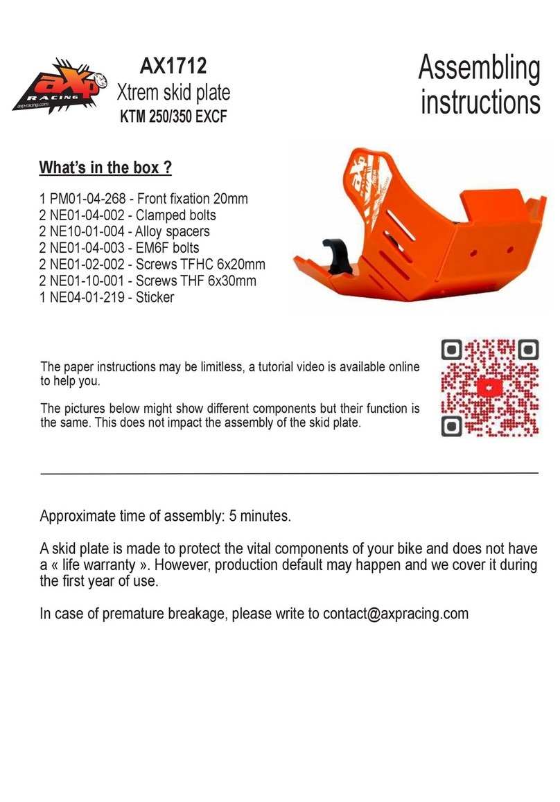 aXp RACING AX1712 Assembling instructions