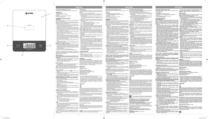 Vitek VT-8010 Manual instruction