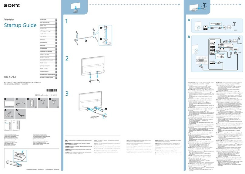 Sony Bravia KDL-65W859C User guide
