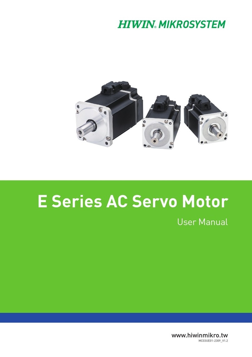 Hiwin MIKROSYSTEM E Series User manual
