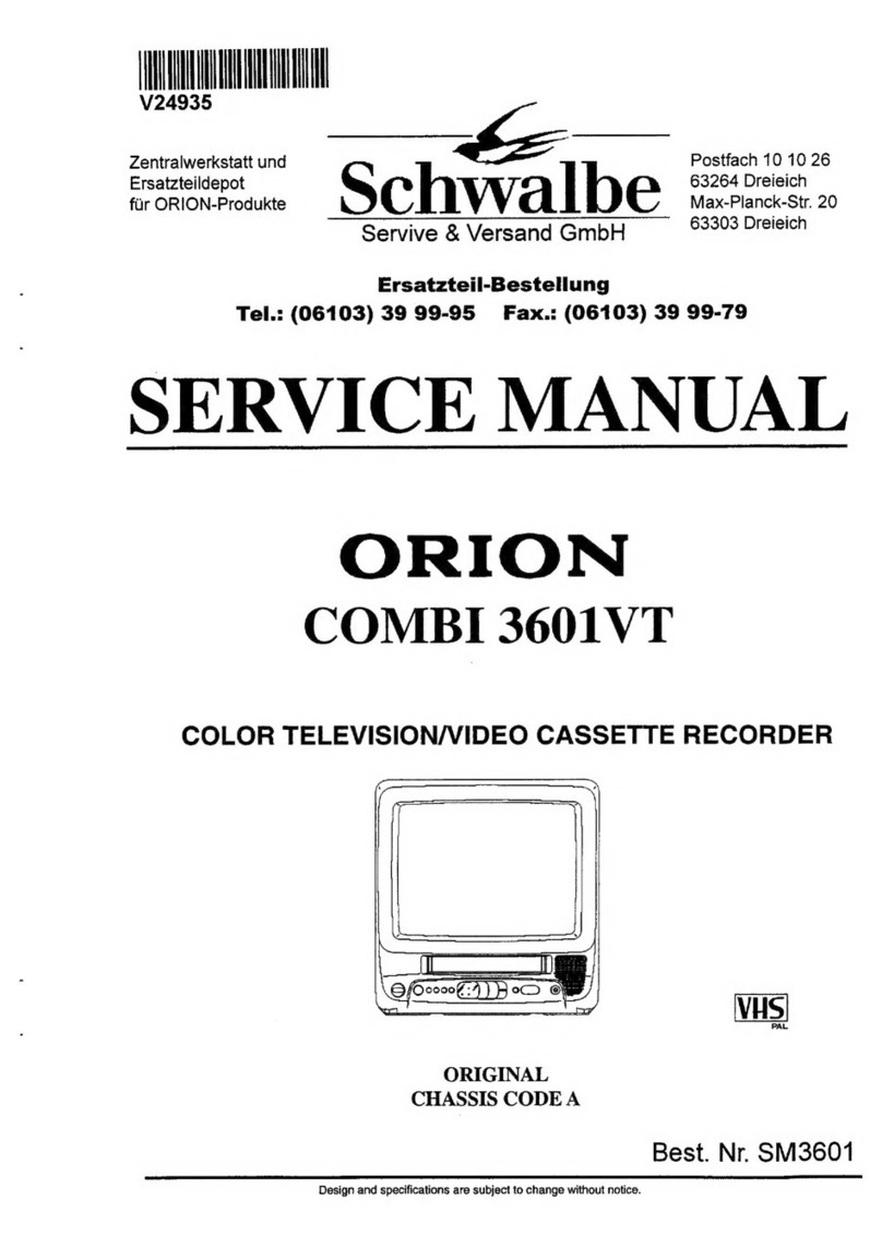 Orion COMBI 3601VT Service manual