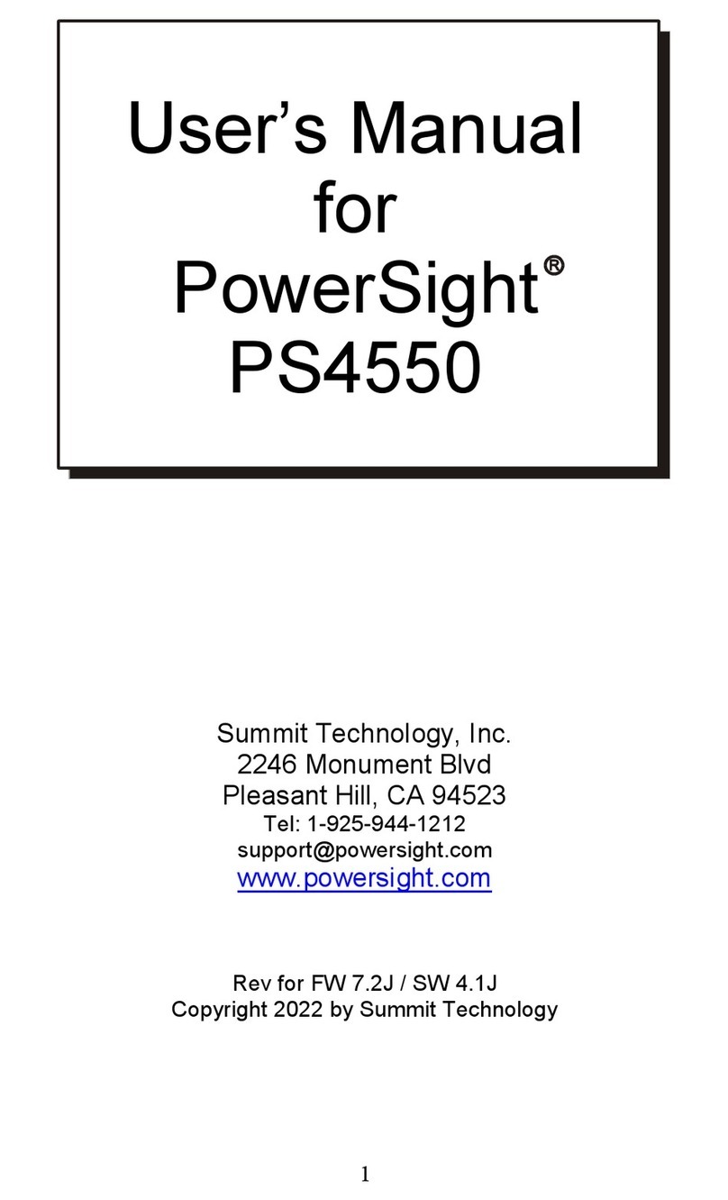 Summit Technology PowerSight PS4550 user manual