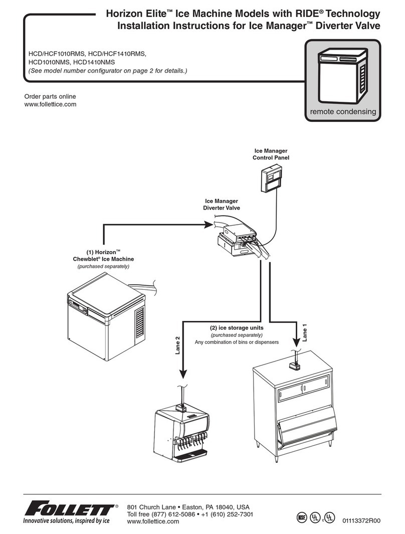 Follett Horizon Elite Chewblet HCF1010RMS User manual
