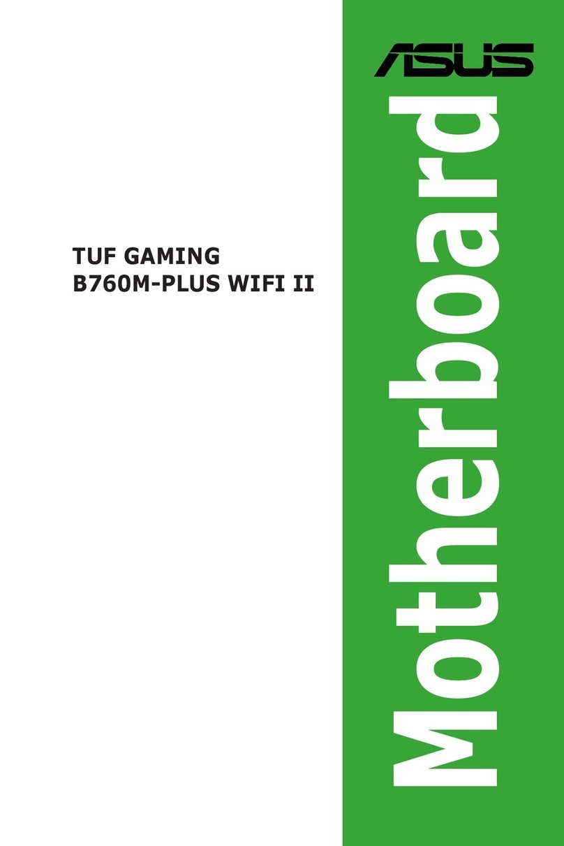 Asus TUF GAMING B760M-PLUS WIFI D4 manual
