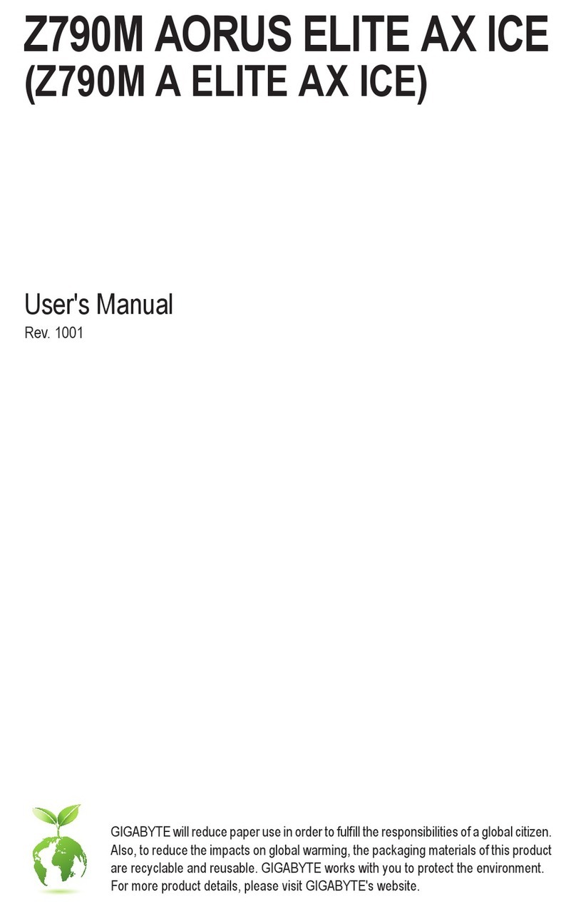 Gigabyte Z790M A ELITE AX ICE user manual